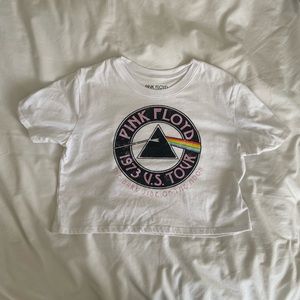 Crop Pink Floyd Band Tee